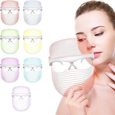 LED Fariboss Light Facial Mask, LED light therapy mask, complete LED protective mask with 7 spectra - Light therapy facial mask for rejuvenation and skin clarification.. DIAYTAR NIGERIA transforms dreams into deliveries with our affordable prices and 5-8 day shipping.