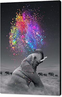 Colorful abstract art of cute animals large contemporary interior decoration on canvas.. Make every purchase count with DIAYTAR Nigeria — shop smart, shop fast.