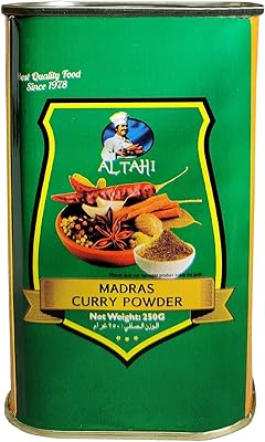 Madras chef curry powder - The perfect mixture of spices and smoothies with a balanced taste (250g).. You deserve better shopping — choose DIAYTAR Nigeria today.