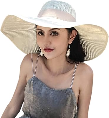 WSLCN straw foldable sunshine for women, large edge, node in anti-UV ribbon.. Shop confidently with Nigeria's most trusted e-commerce platform, offering swift and affordable delivery.