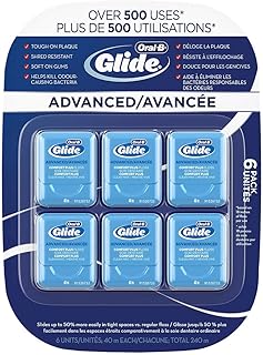 Oral-b glide advanced floss comfort plus clean mint, 40 m, paquet de 6.. DIAYTAR NIGERIA: Where quality meets affordability, with thousands of products delivered in less than 8 days.