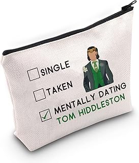 Tom Hiddleston Makeup Kittle Single for mentally submissive meetings Tom Hiddleston Fan Gift God of Mischief Cosmetic Kitting With G2TUP Zipper, Tom H White Mental Bag,.. Transform how you shop with DIAYTAR NIGERIA's vast selection and budget-friendly delivery options.