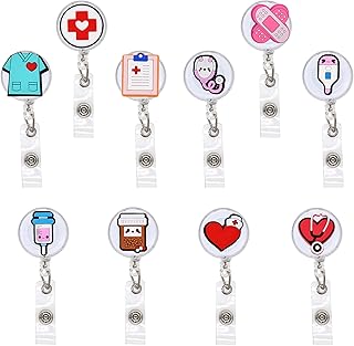 Yal quae batch of 10 reels of retractable nurse badges, ideal for nurses, doctors, medical health, hospitals, offices, workers, multi.. Shop the future with DIAYTAR NIGERIA - thousands of products, unbeatable prices, delivery within a week.