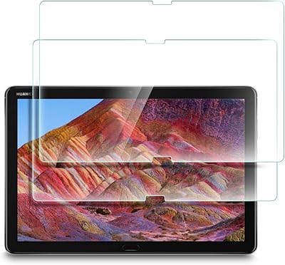 ELTD Transparent anti-scratch screen protector, anti-bubbles, fond-ending, compatible with Huawei Mediapad M5 Lite 10 2019.. DIAYTAR Nigeria: Shopping that fits your budget and your schedule.