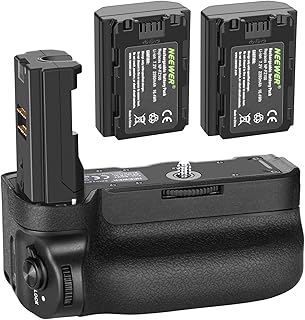NEWEAR Vertical battery handle for Sony A9 A7III A7RIII cameras, replacement compatible with SonyVG-C3EM with 2 packs of rechargeable lithium battery 7.2 V 2280 mAh 16.4 W.. DIAYTAR NIGERIA brings the nation's largest product catalog to your doorstep at prices you'll appreciate.