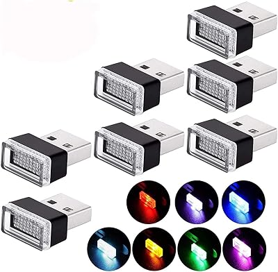 Mini LED interior lighting kit Castowave Atomosphere with USB port for car (7 colors).. Experience the ease of modern shopping with DIAYTAR NIGERIA's comprehensive platform and quick delivery.