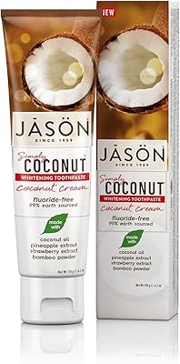 Jason Cream Simply Coconut 4.2 Whitening toothpaste based on natural products.. Experience the power of choice with DIAYTAR NIGERIA's extensive catalog and reliable delivery service.