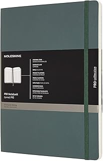 Moleskine pro notebook with flexible cover, XL (7.5 "x 9.5") Professional project planning, Forest green, 192 pages.. Your digital marketplace solution, DIAYTAR NIGERIA delivers quality and value within the week.