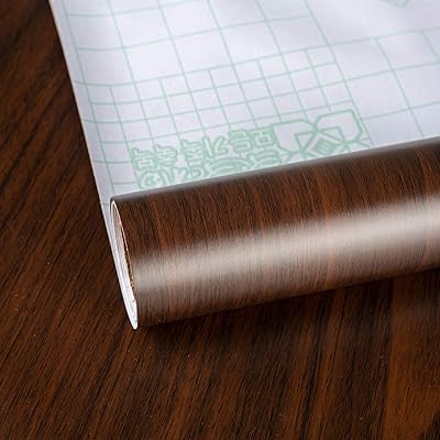 Self-adhesive wallpaper with imitation dark brown imitation pattern, self-adhesive wallpaper for furniture, decorative paper to peel off and glue, top table in vinyl table.. DIAYTAR NIGERIA: Where shopping is a pleasure with affordable prices and reliable delivery service.