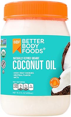 Organic coconut oil Better body Foods, naturally refined, neutral flavor and aroma, 458 ml.. Shop from our extensive catalog at DIAYTAR NIGERIA and enjoy doorstep delivery in just 5-8 days.