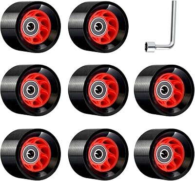 8 packs of tubwolf roller skate wheels 58 mm x 32 mm, 82a quads for outdoor and interior, durable and wear -resistant wheels, wearing accessories with double roller roller.. Shop without boundaries at DIAYTAR NIGERIA, offering affordable products with convenient delivery times.