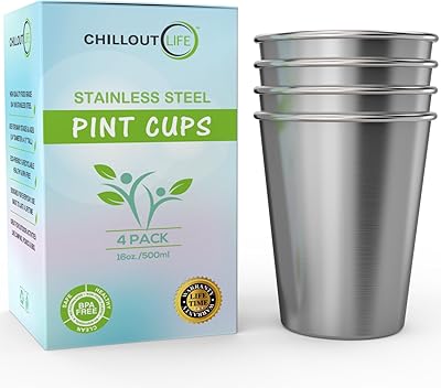 16 oz unbalanced stainless steel water cups.. Shop the future with DIAYTAR NIGERIA - thousands of products, unbeatable prices, delivery within a week.