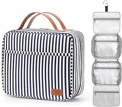 Hanging travel toiletry bag, organizer of large capacity cosmetics for women with 4 solid compartments and hook, perfect for travel, daily use and Christmas, multi.. Experience the joy of discovery with DIAYTAR NIGERIA's vast catalog and nationwide affordable delivery.