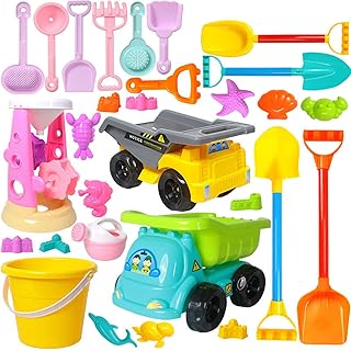 Beauty beach sand toys for children - 29 pieces of sand toys with a net bag including a sand truck, a bucket of the castle, a watering can, a set of shovel tools and sand castles, outdoor beach games for toddlers, gift (di).. Discover thousands of products on DIAYTAR Nigeria — from fashion and electronics to home goods. We guarantee quick delivery and competitive pricing across the board.
