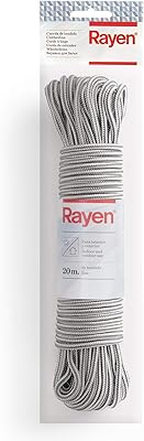 Labor rope in rain nylon, 20 meters 0338, gray and white, 20 meters.. Quick delivery. Quality products. Great deals. That’s DIAYTAR Nigeria.