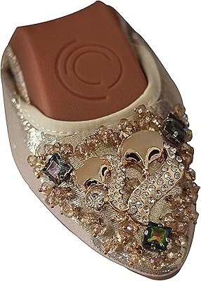 Usandy soft and comfortable foldable ballerinas with rhinestone to put on pointed end, several colors.. Join millions of satisfied shoppers using DIAYTAR Nigeria every day.