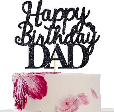 Papa Papa Happy Birthday Cake Decorations, Happy Birthday Dad, Black, Dad Birthday Decorations.. Your budget-friendly online marketplace, DIAYTAR NIGERIA delivers a world of products in just 5-8 days.