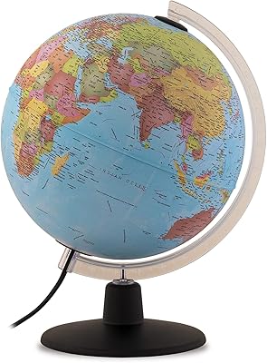 Globe Educational Technodideka Constellation for children in English, 25 cm - Blue with LED lighting | Suitable for children 2 years and over.. DIAYTAR NIGERIA: Simplifying access to thousands of products with affordable nationwide shipping.