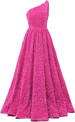 Long and shiny ball dresses with a 2023 sequins shoulder for the holidays