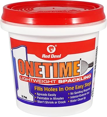 Red devil 0542 one time lightweight 1/2 quart, blanc, 8 oz.. DIAYTAR NIGERIA redefines convenience with our vast product selection and swift nationwide delivery.