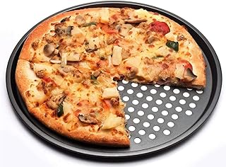 Carbon steel non -stick pizza baking sheet, cooking stronghold tray - Tool accessories (34 cm).. Shop across boundaries with DIAYTAR NIGERIA's comprehensive catalog delivered nationwide at budget rates.