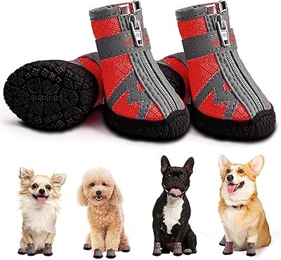 Set of 4 hot dogs protectors for small dogs (#4 (l x L: 1.9 "x 1.7") for 17-23 lbs.. DIAYTAR NIGERIA: Where affordability and variety meet with convenient delivery within 8 days.