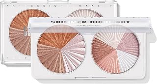 Highlight makeup palette, 8 shades of scintillating and durable eyeshadow powder, palette of cooked outline shadows with bronzing illuminator for the face - waterproof without cruelty to animals (light).. Shop with purpose at DIAYTAR NIGERIA and receive products at unbeatable prices within the week.