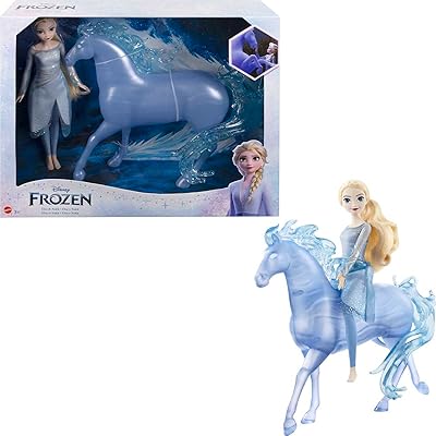 Elsa Disney Frozen Toys Mannequin doll with Nok water horse figurine inspired by 2, Hlw58.. From daily needs to rare finds, DIAYTAR Nigeria brings it to your door.