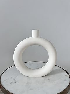 Simple ceramic candle for northern interior decoration (22 x 24.5 cm).. Shop like never before with DIAYTAR NIGERIA's comprehensive marketplace and budget-friendly shipping.