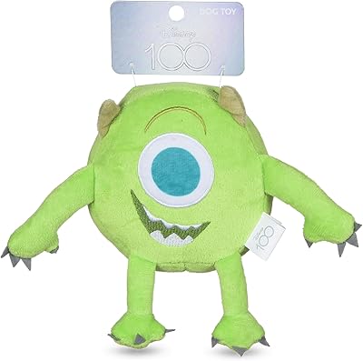 Disney dog ​​toy 4 pets Pixar Mike Wazowski 6 -inch | Disney Pixar dog toys | Mike de Pixar Monsters Mike dog toy. with peep.. DIAYTAR NIGERIA transforms online shopping with competitive prices and dependable nationwide delivery.