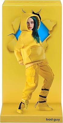 Billie Eilish Bad Guy mannequin doll, yellow.. DIAYTAR NIGERIA: Where shopping dreams become reality with affordable prices and prompt shipping.