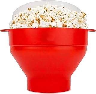 DDMA silicone popcorn bowl with microwave lid (red).. Love deals? DIAYTAR Nigeria has you covered with low prices and fast delivery.