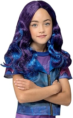 Smiffys 51594 Disney wig Descendants badly under official license girls Violet.. DIAYTAR NIGERIA: Bringing quality products to your doorstep at prices that won't break the bank.