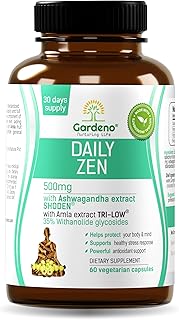 Gardino Daily Zen - Relief of stress and anxiety with a standardized Ashwagandha extract - 60 plant capsules.. DIAYTAR NIGERIA: Your trusted marketplace that combines variety, affordability and reliable shipping.