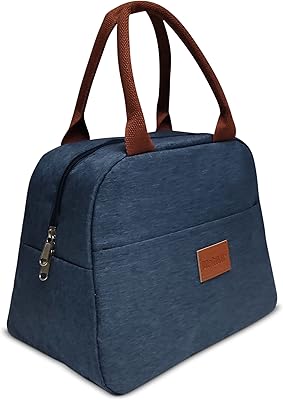 Insothermal lunch bag for men, women and children with belt handles, isolated lunch bag with wide opening easy to clean for office, work, school, picnics, trips, anti-leak thermal insulation (navy blue).. Your complete e-commerce destination, DIAYTAR NIGERIA combines variety with budget-friendly nationwide shipping.
