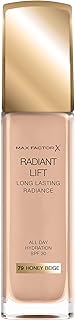Max Factor Radiant Lift Fluid Foundation Medium Cover with Complete SPF 30 and hyaluronic acid, 079 Beige honey, average complexion, 30 ml.. DIAYTAR NIGERIA combines affordability, variety, and convenience with nationwide delivery services.