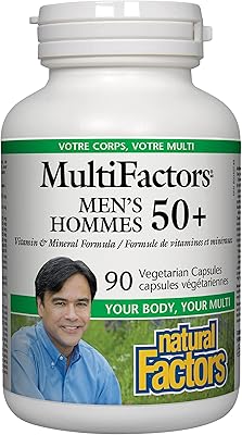 Multi factors 50 vegetarian capsules 50 & more Natural Factors for Men, 90 vegetarian capsules.. Experience retail therapy without the financial stress at DIAYTAR NIGERIA's affordable e-commerce platform.
