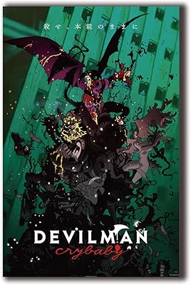 DEVILMAN CRYBABY 11 x 17 inches posters - Excellent gift idea without a frame! (28 x 43 cm) Superb work of art on canvas!.. DIAYTAR NIGERIA delivers more than expected with our extensive catalog and 5-8 day delivery service.