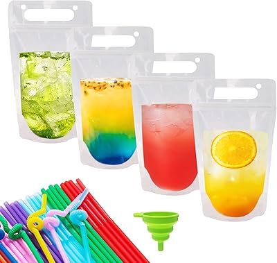 Sachets of adult drinks sachets of reusable jus with straws.. Shop without boundaries at DIAYTAR NIGERIA, offering affordable products with convenient delivery times.