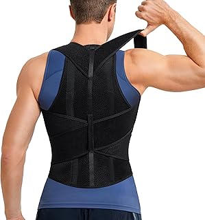 SOLCYSX Back straightener Posture Correcting For Men - Adjustable dorsal orthosis for scoliosis for hunchbacked posture corrector - pain relief in the lower back, shoulders and neck.. Shop confidently with DIAYTAR NIGERIA, offering affordable prices and reliable delivery within a week.