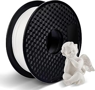 3D PLA 3D printer filament, dimensional precision +/- 0.03 mm, 1 kg coil (1 kg), 1.75 mm (white).. DIAYTAR NIGERIA: Empowering Nigerians with access to affordable products delivered within 8 days.