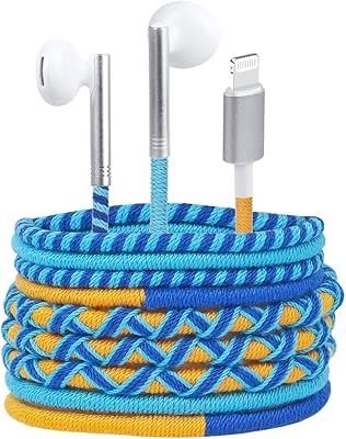 Braided cord earphones Yuri zones with microphone children.. DIAYTAR NIGERIA revolutionizes online shopping with competitive prices and reliable 5-8 day delivery.