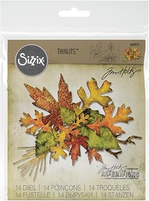 Sizex 660955 Set of glass molds Tim Holtz autumn leaves, 14/Package.. Shop without boundaries at DIAYTAR NIGERIA, offering affordable products with convenient delivery times.