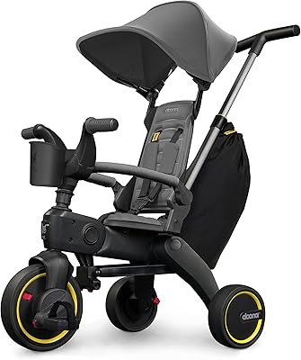 Tricycle Leikee Donna S3 - High -end foldable tricycle for children from 10 months to 3 years old, Gray Hound.. DIAYTAR NIGERIA transforms online retail with unbeatable prices and consistent delivery timeframes.