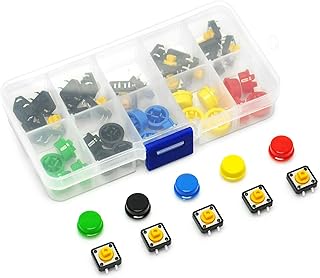 Gikfun 12x12x7.3mm momentary touch button SMD PCB with cover for Arduino (25-room pack) AE1027.. Discover unbeatable variety on DIAYTAR Nigeria — shop today, delivered this week.