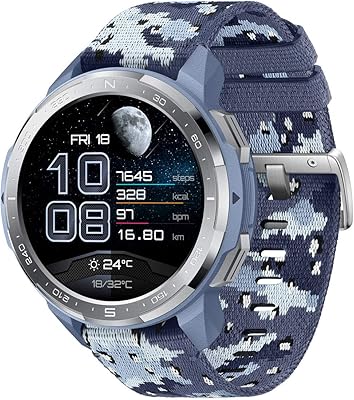 Honor Watch GS PRO - Multisports intelligent watch with autonomy of 25 days, certified military standard, GPS, 1.38 -inch AMOLED touch screen, IP68 water resistant, monitoring of the outdoor heart rate, blue.. Experience budget-friendly shopping at DIAYTAR NIGERIA, Nigeria's premier online marketplace with quick delivery.