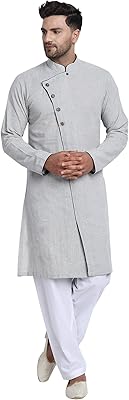 Cotton ethnic clothing for men Kurta for set of relaxed traditional Indian festive outfit, regular cutting.. Shop without boundaries at DIAYTAR NIGERIA, offering affordable products with convenient delivery times.