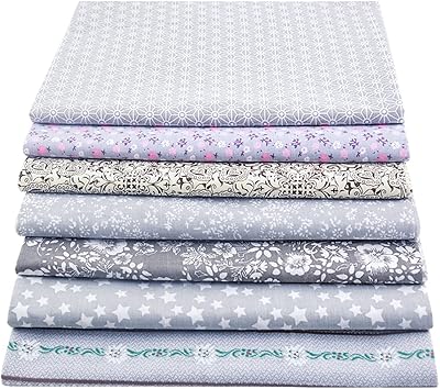 100 % cotton fabric for seam - 8 pieces (20 "x 20"), floral cotton duvet fabric, square fabric, DIY fabric patches, pre -cut sewing fabric (gray).. Nigeria's most loved e-commerce platform delivers affordable shopping solutions to your doorstep.