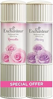 Enchanting, romantic and attractive talc powder, 2 x 250 g.. You deserve better shopping — choose DIAYTAR Nigeria today.