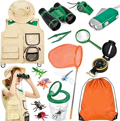 Jaffiust Kids Explorer Sets | Camping equipment for toy children.. DIAYTAR Nigeria offers great deals, a huge product variety, and delivery in under a week.